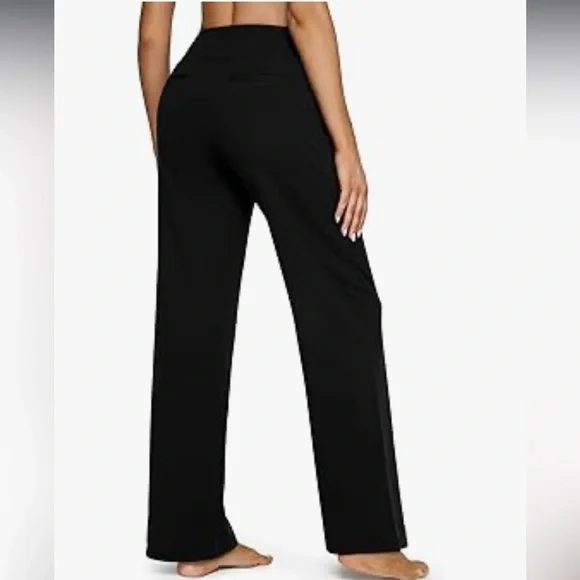 Wide Leg Pull On Dress Pants - Picture 2 of 5